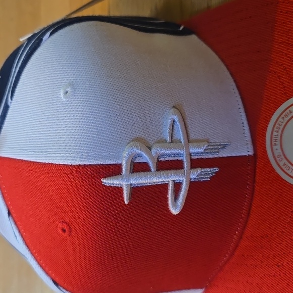 NWT Mitchell & Ness Houston Rockets "WHAT THE" Snapback Hat 75th Anniversary - Picture 2 of 12
